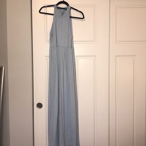 Blue maxi dress, boutique